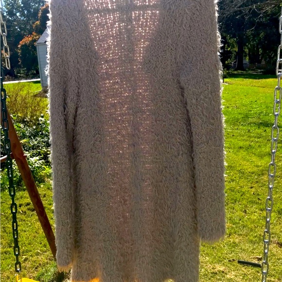 EILEEN Fisher Faux Furry Cuddly Jacket poly-blend - Picture 2 of 5